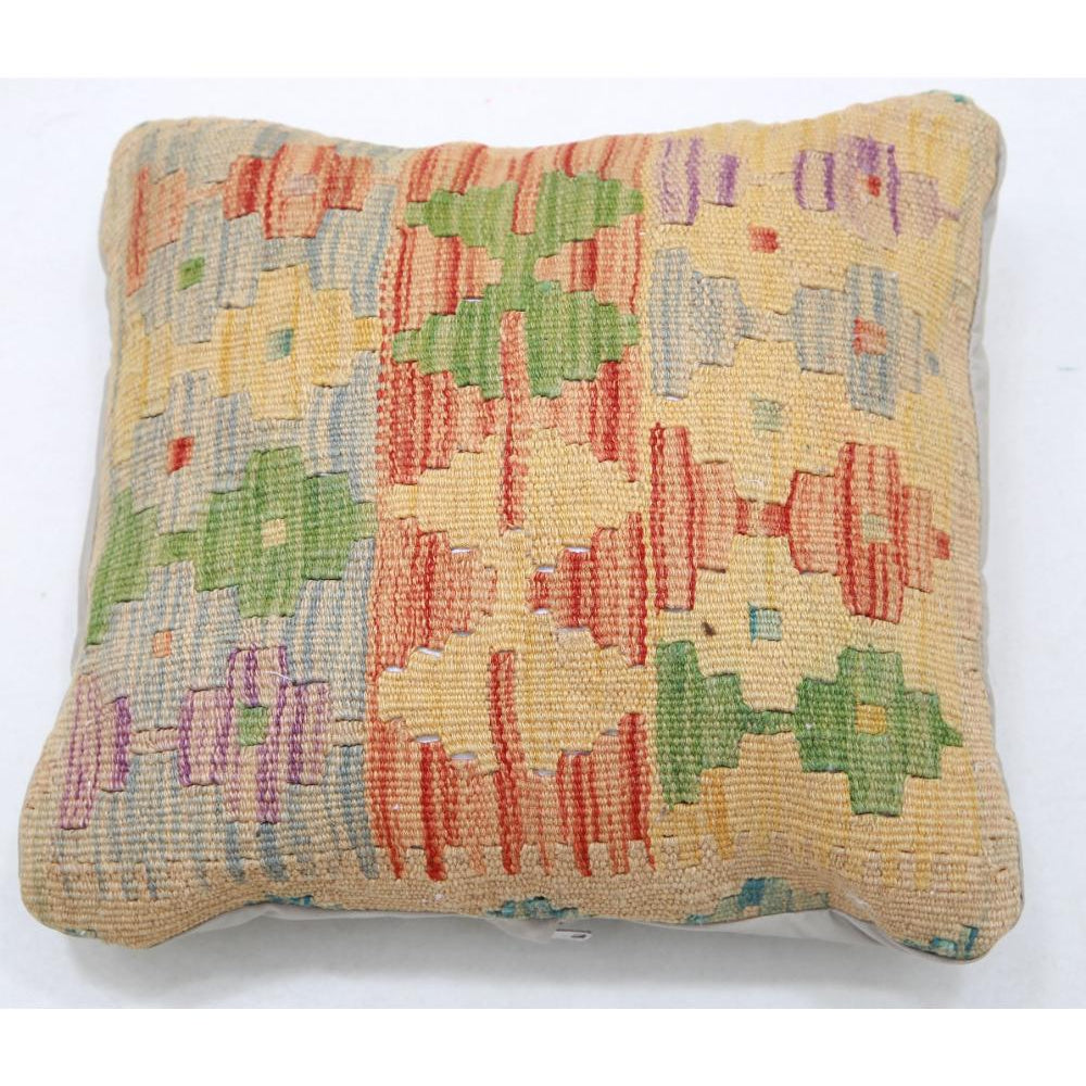 Hand Woven Tribal  Wool Pillow - 1'5'' x 1'5''