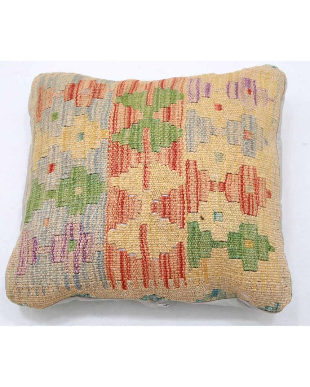Hand Woven Tribal  Wool Pillow - 1'5'' x 1'5''