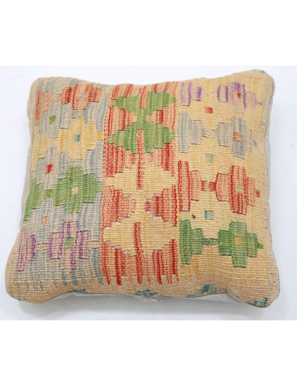 Hand Woven Tribal  Wool Pillow - 1'5'' x 1'5''