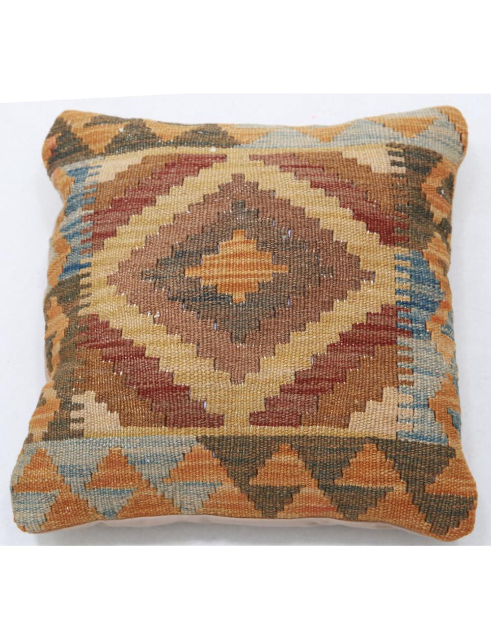 Hand Woven Tribal  Wool Pillow - 1&#39;5&#39;&#39; x 1&#39;5&#39;&#39;