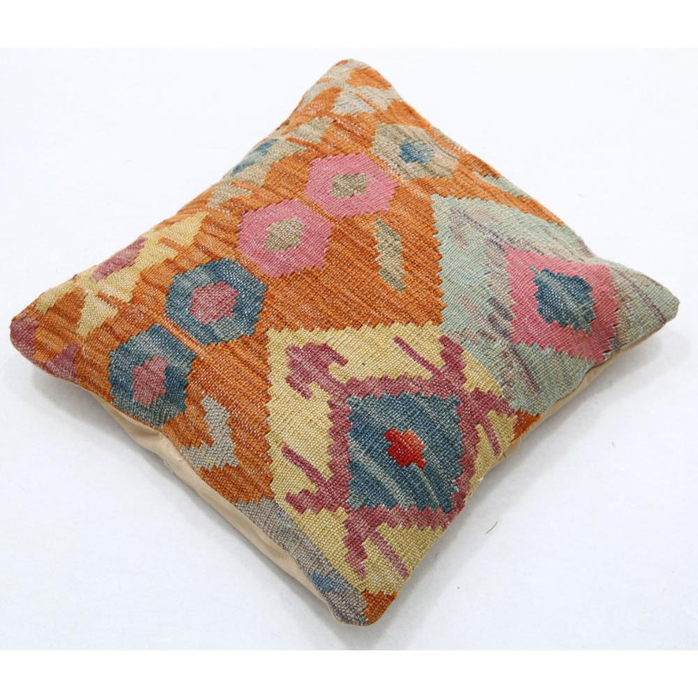 Hand Woven Tribal  Wool Pillow - 1'5'' x 1'5''