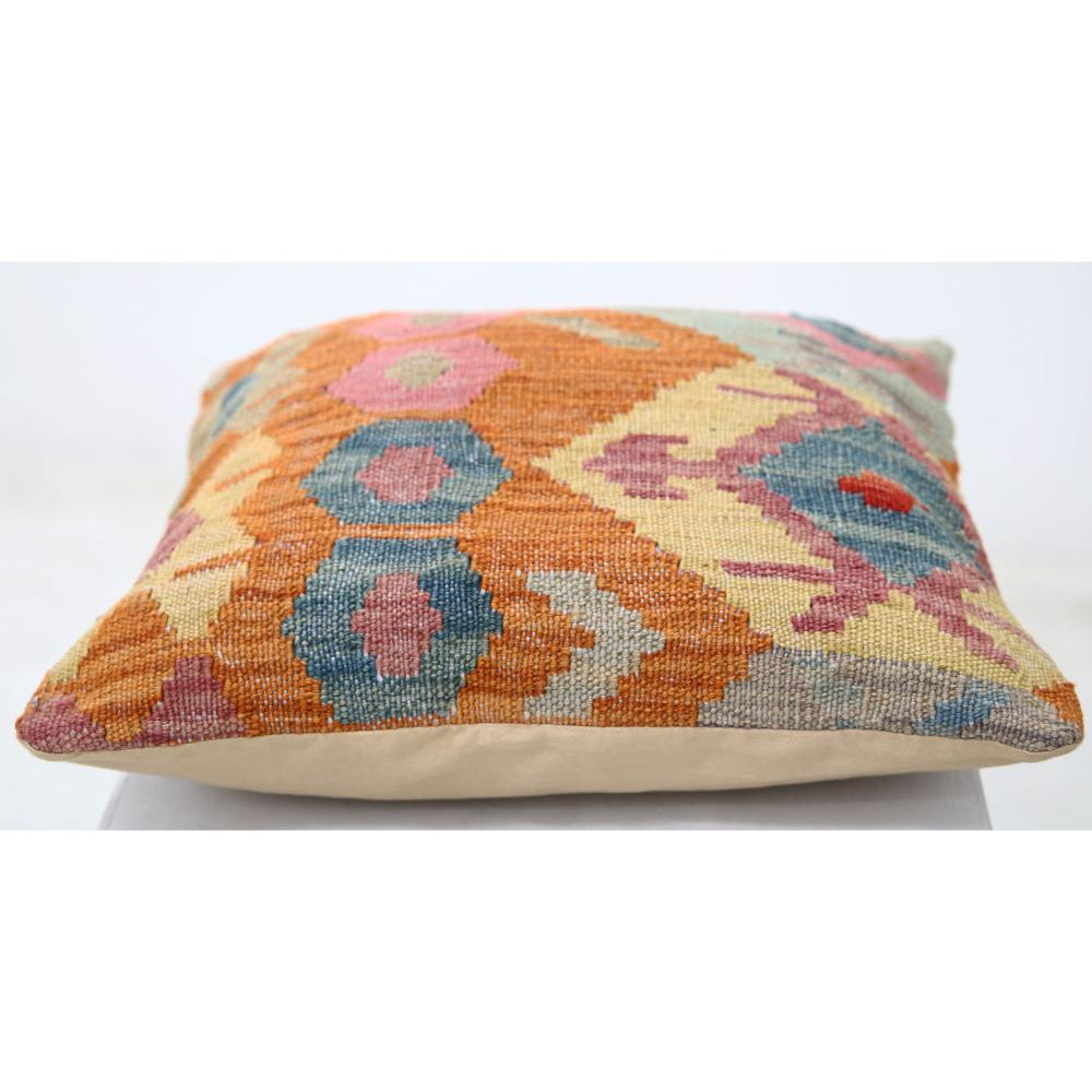Hand Woven Tribal  Wool Pillow - 1'5'' x 1'5''