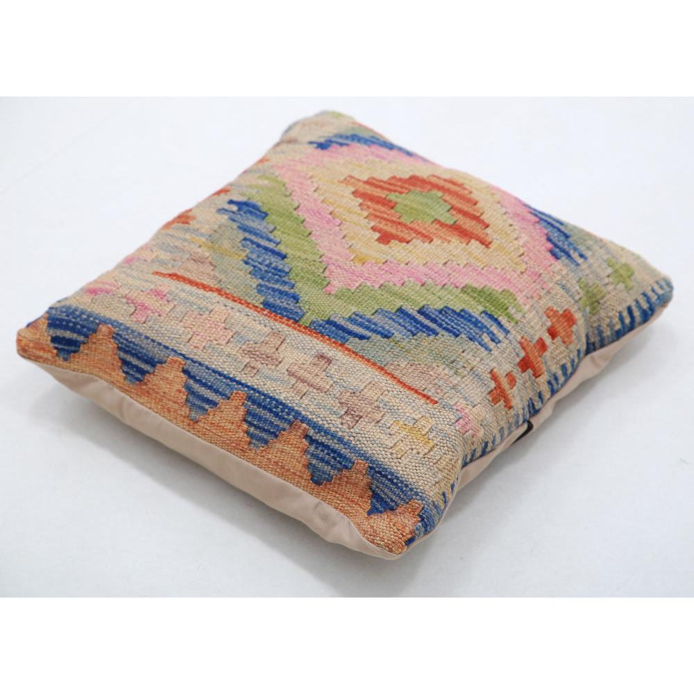 Hand Woven Tribal  Wool Pillow - 1'5'' x 1'5''