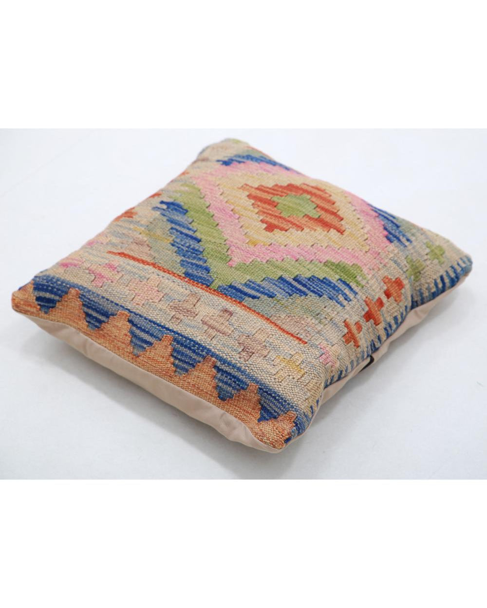 Hand Woven Tribal  Wool Pillow - 1'5'' x 1'5''