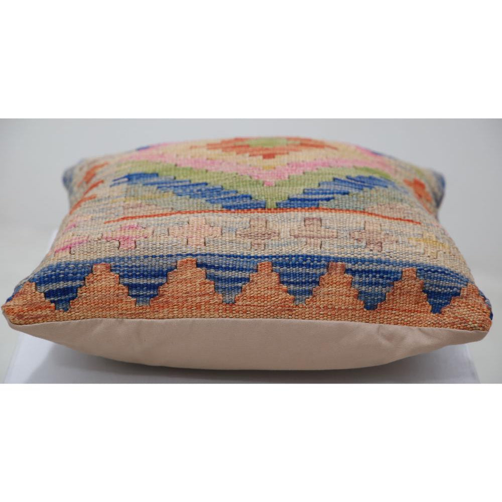 Hand Woven Tribal  Wool Pillow - 1'5'' x 1'5''
