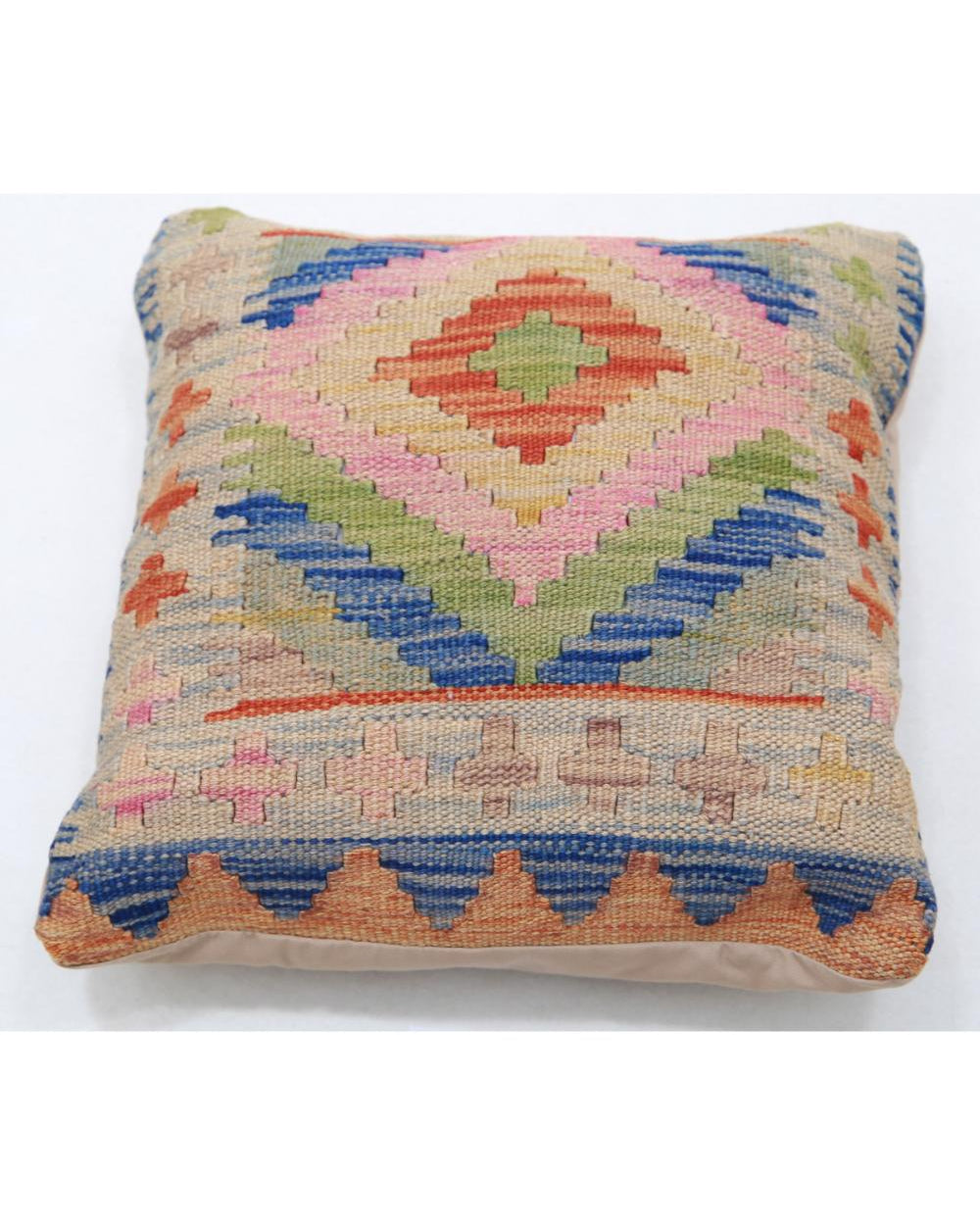 Hand Woven Tribal  Wool Pillow - 1'5'' x 1'5''