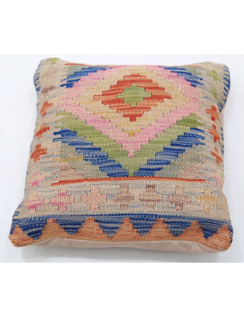 Hand Woven Tribal  Wool Pillow - 1'5'' x 1'5''