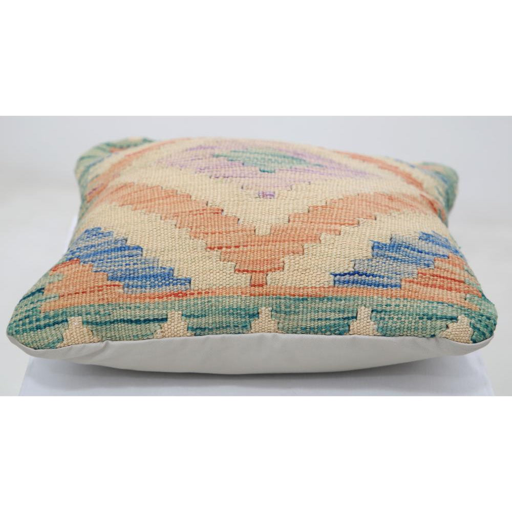 Hand Woven Tribal  Wool Pillow - 1'5'' x 1'5''
