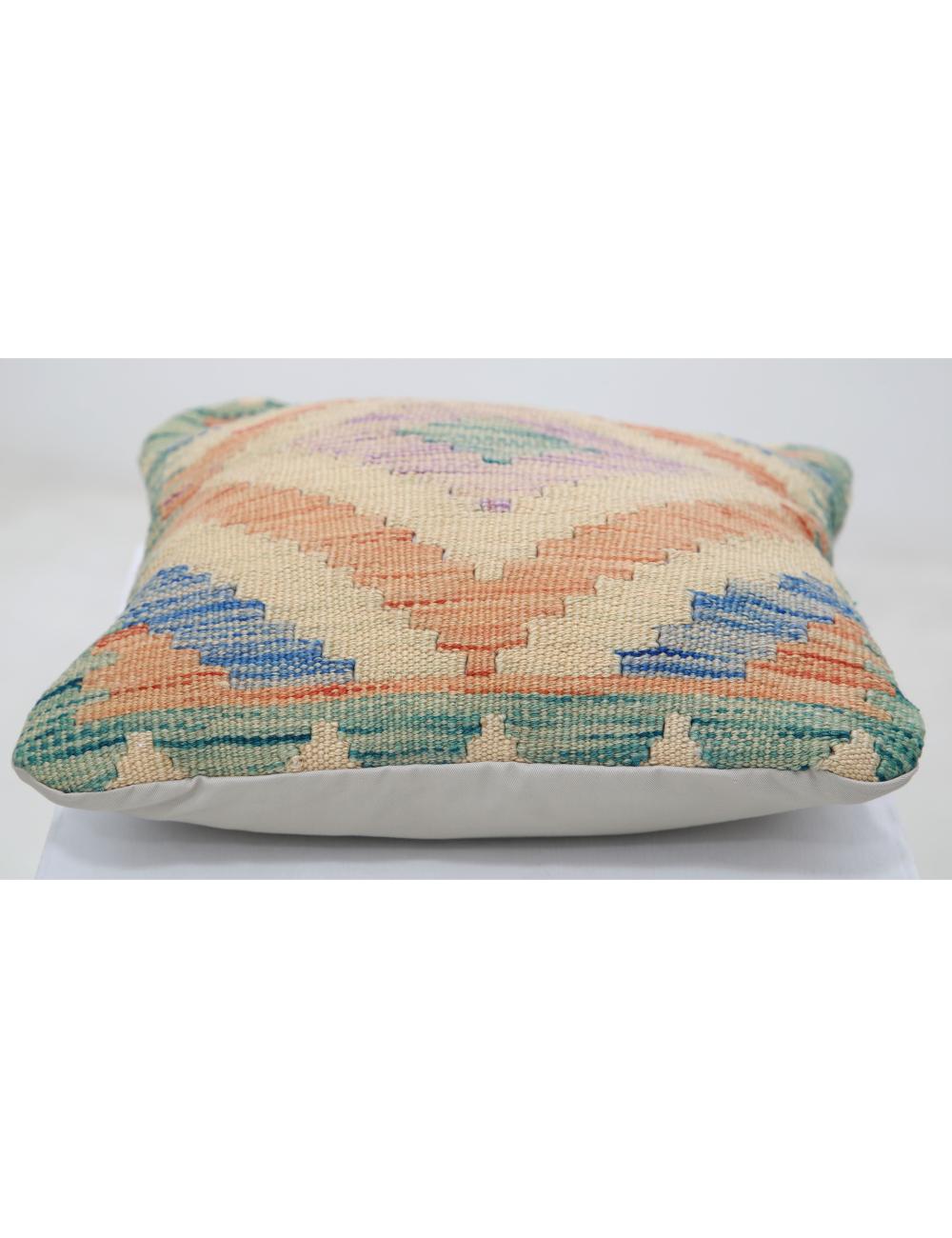 Hand Woven Tribal  Wool Pillow - 1'5'' x 1'5''