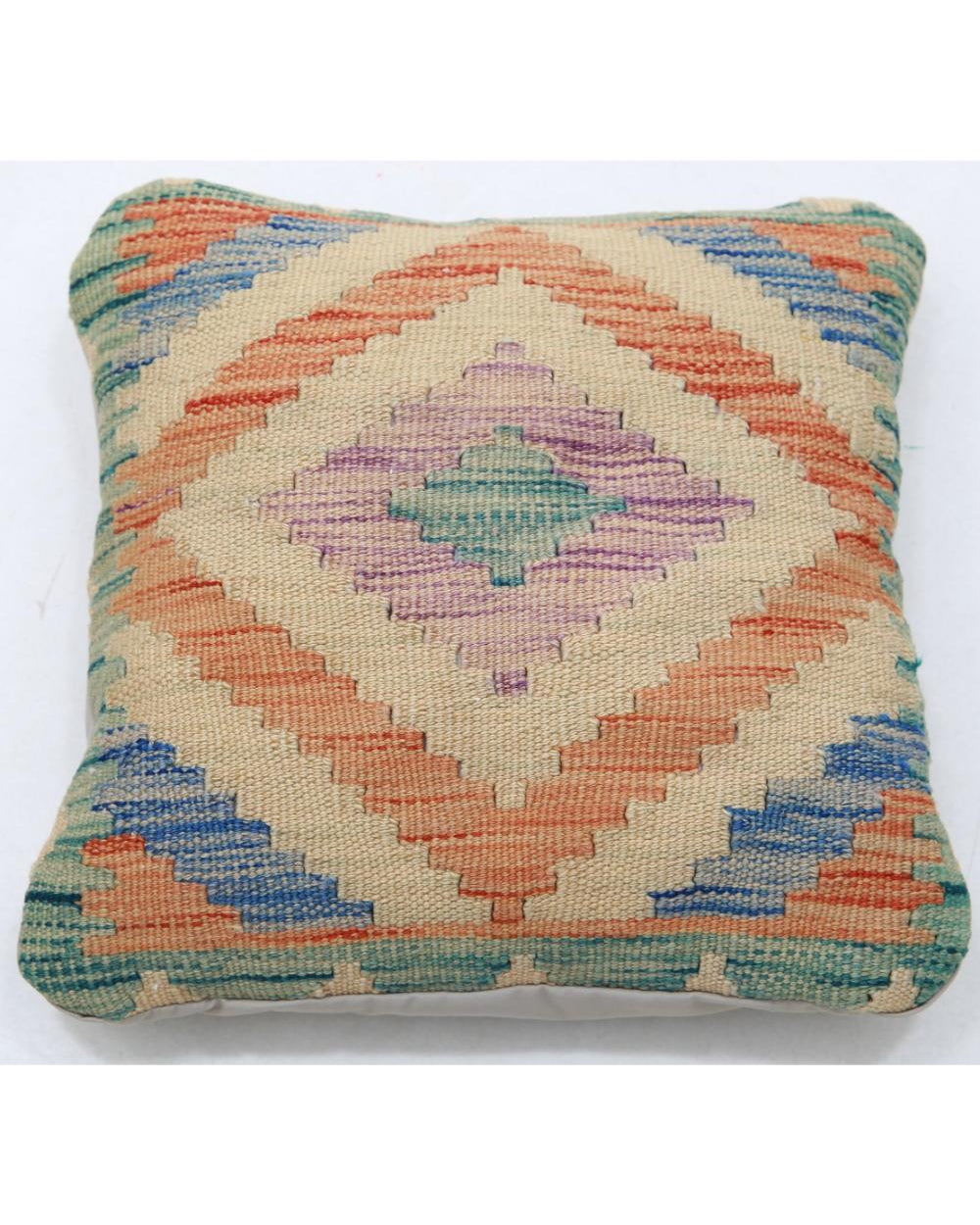 Hand Woven Tribal  Wool Pillow - 1'5'' x 1'5''