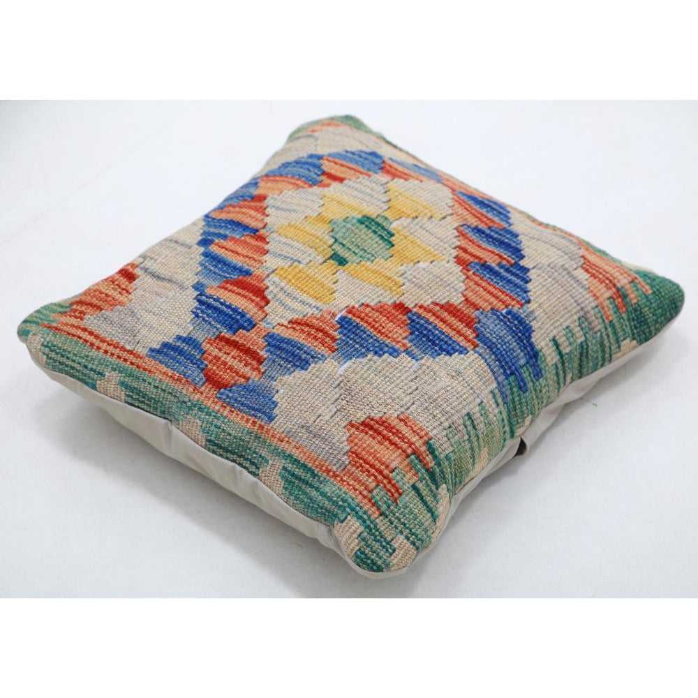 Hand Woven Tribal  Wool Pillow - 1'5'' x 1'5''
