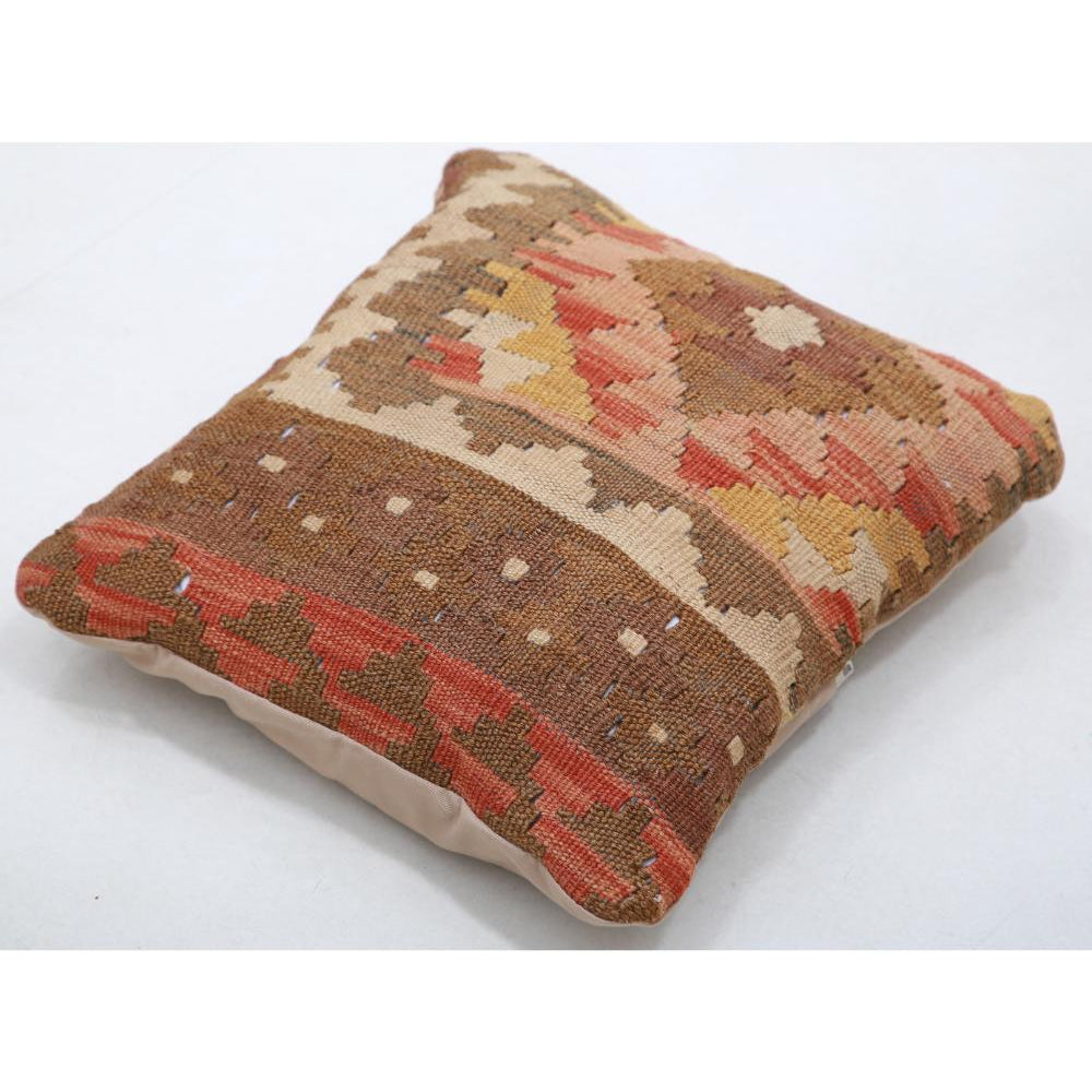 Hand Woven Tribal  Wool Pillow - 1'5'' x 1'5''