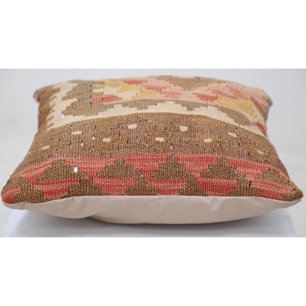 Hand Woven Tribal  Wool Pillow - 1'5'' x 1'5''
