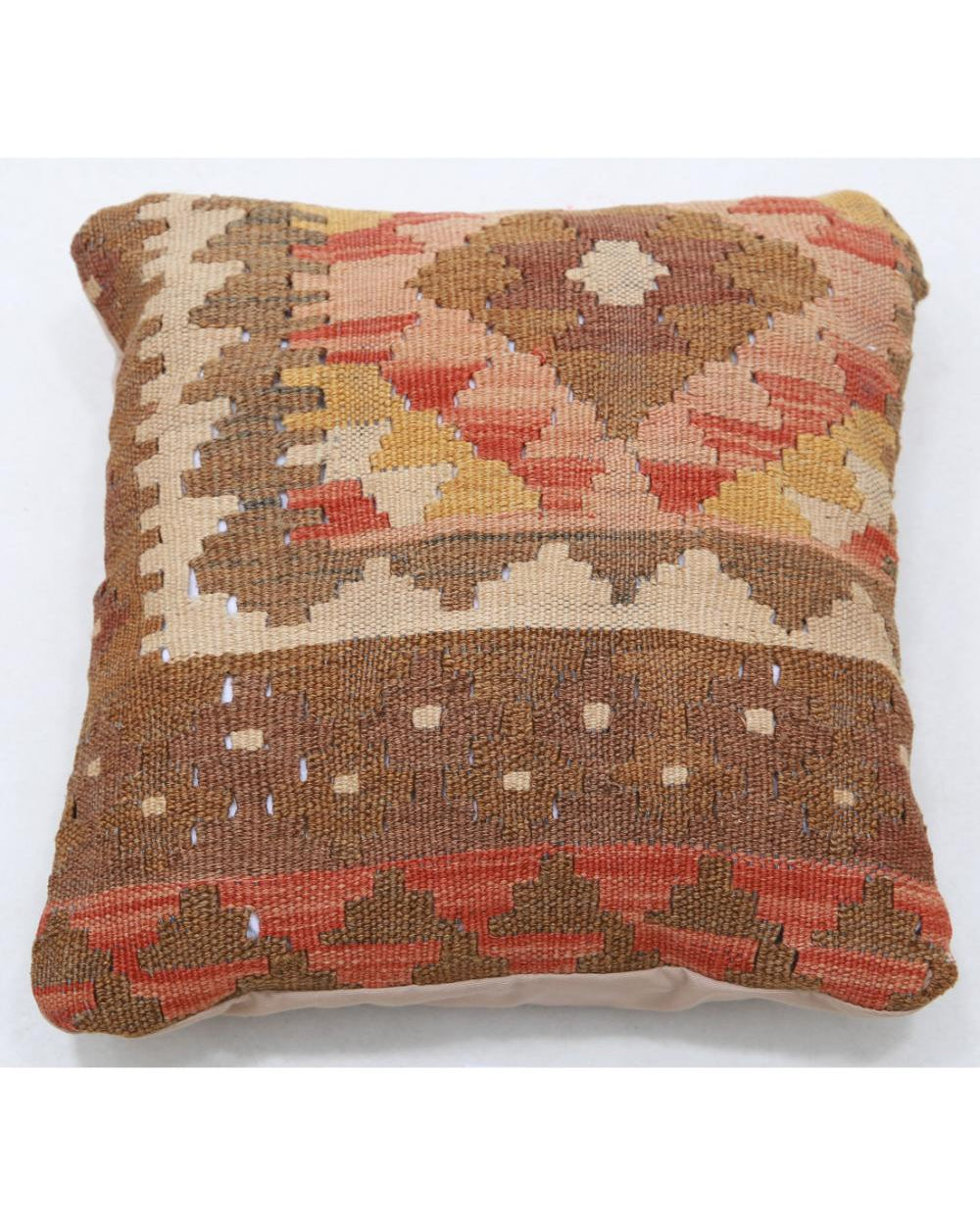 Hand Woven Tribal  Wool Pillow - 1'5'' x 1'5''