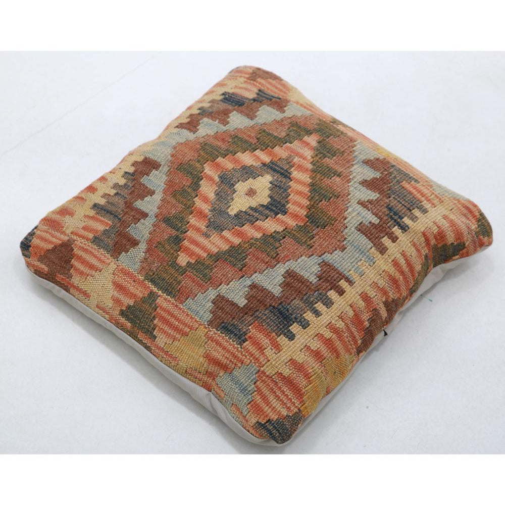 Hand Woven Tribal  Wool Pillow - 1'5'' x 1'5''