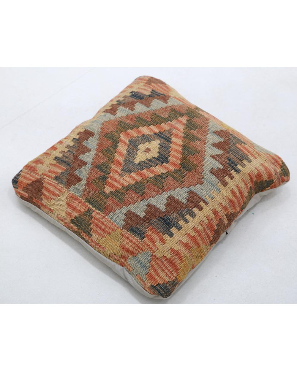 Hand Woven Tribal  Wool Pillow - 1'5'' x 1'5''