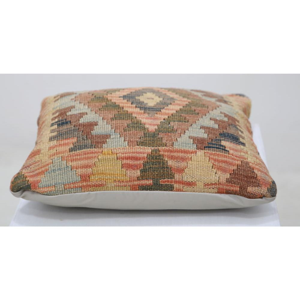 Hand Woven Tribal  Wool Pillow - 1'5'' x 1'5''