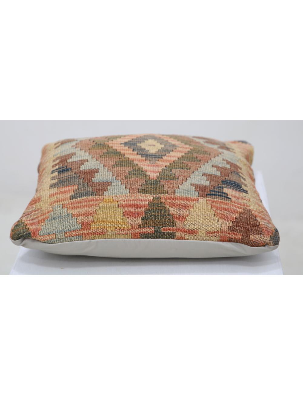 Hand Woven Tribal  Wool Pillow - 1'5'' x 1'5''