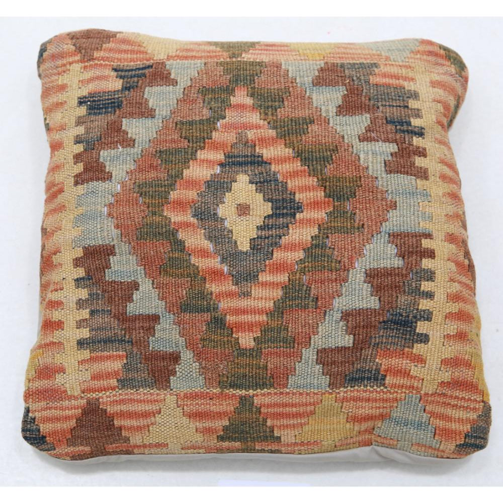 Hand Woven Tribal  Wool Pillow - 1'5'' x 1'5''