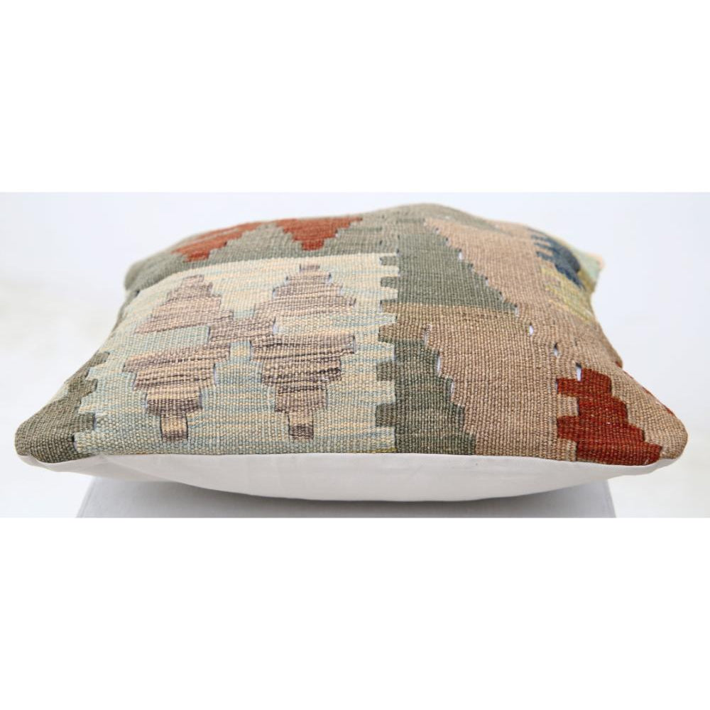 Hand Woven Tribal  Wool Pillow - 1'5'' x 1'5''
