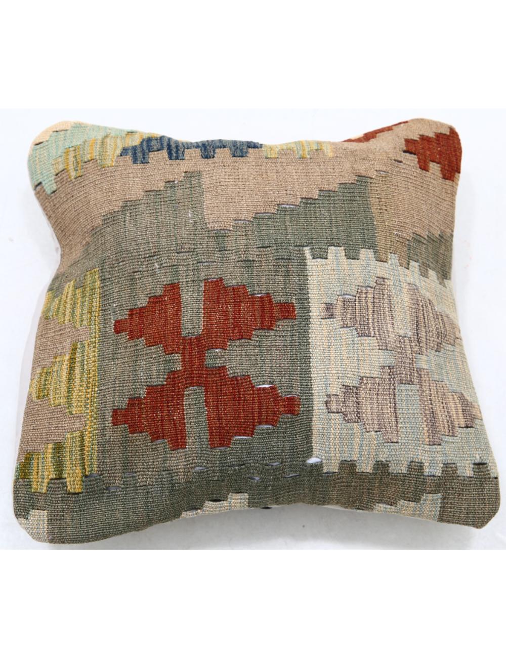 Hand Woven Tribal  Wool Pillow - 1'5'' x 1'5''