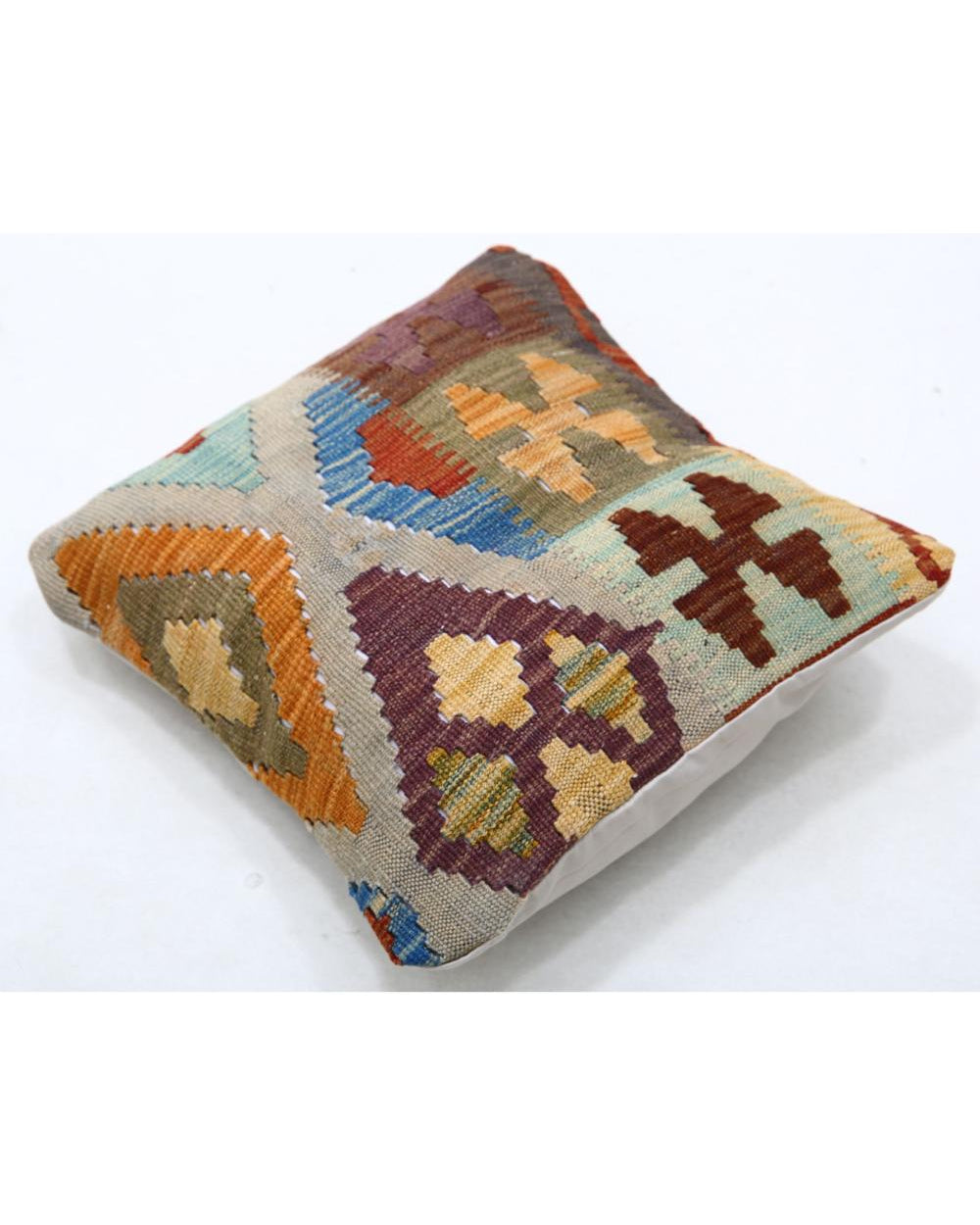 Hand Woven Tribal  Wool Pillow - 1'5'' x 1'5''
