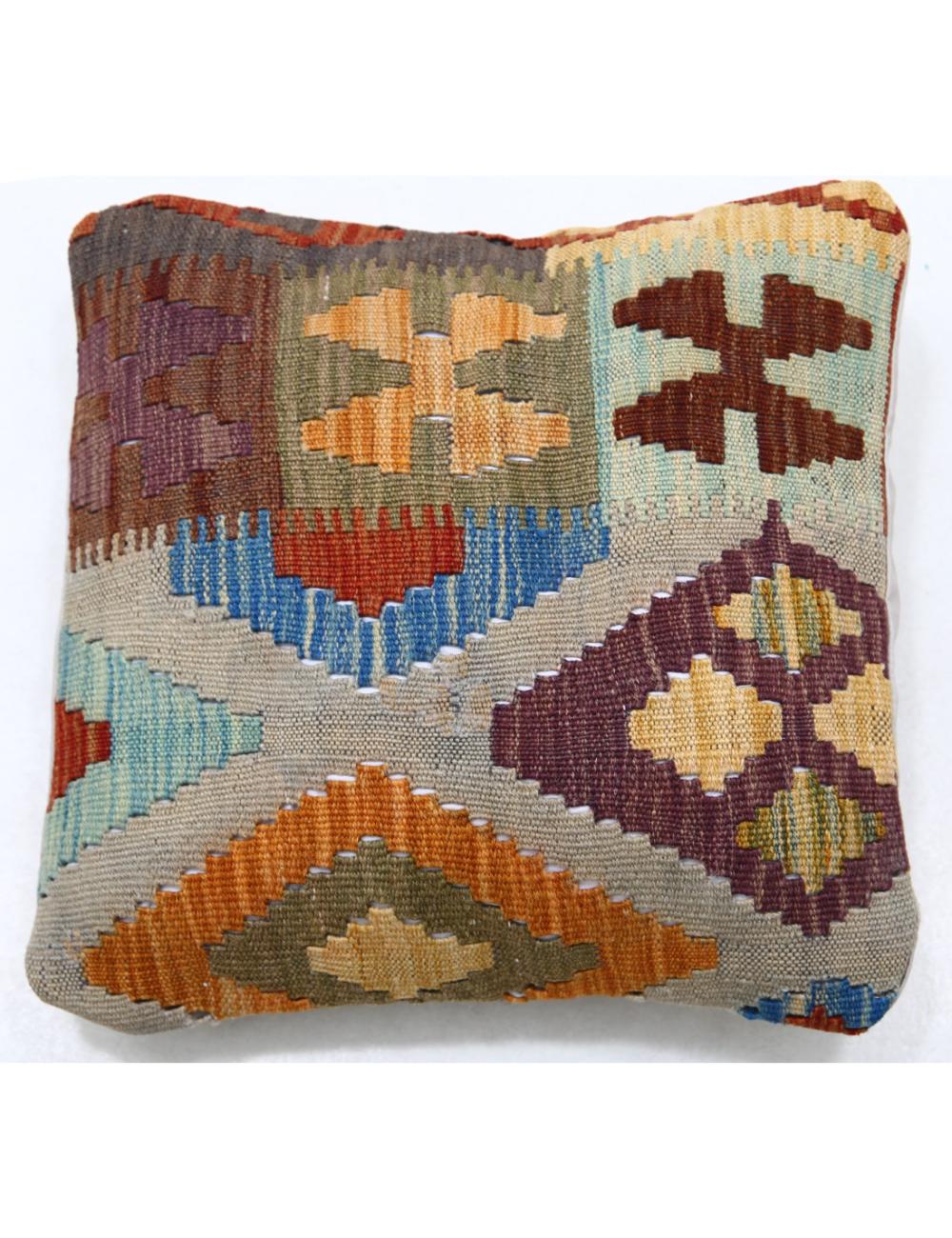 Hand Woven Tribal  Wool Pillow - 1'5'' x 1'5''
