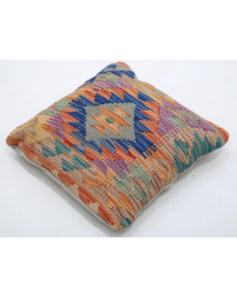 Hand Woven Tribal  Wool Pillow - 1'5'' x 1'5''