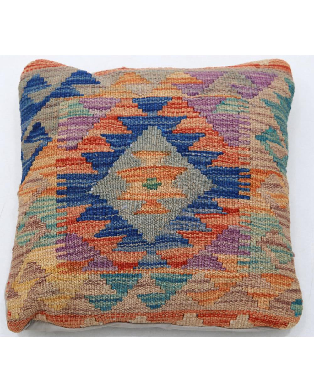 Hand Woven Tribal  Wool Pillow - 1'5'' x 1'5''