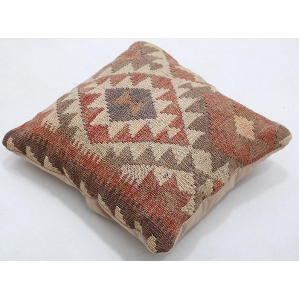 Hand Woven Tribal  Wool Pillow - 1'5'' x 1'5''