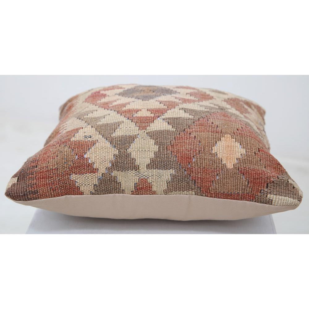 Hand Woven Tribal  Wool Pillow - 1'5'' x 1'5''