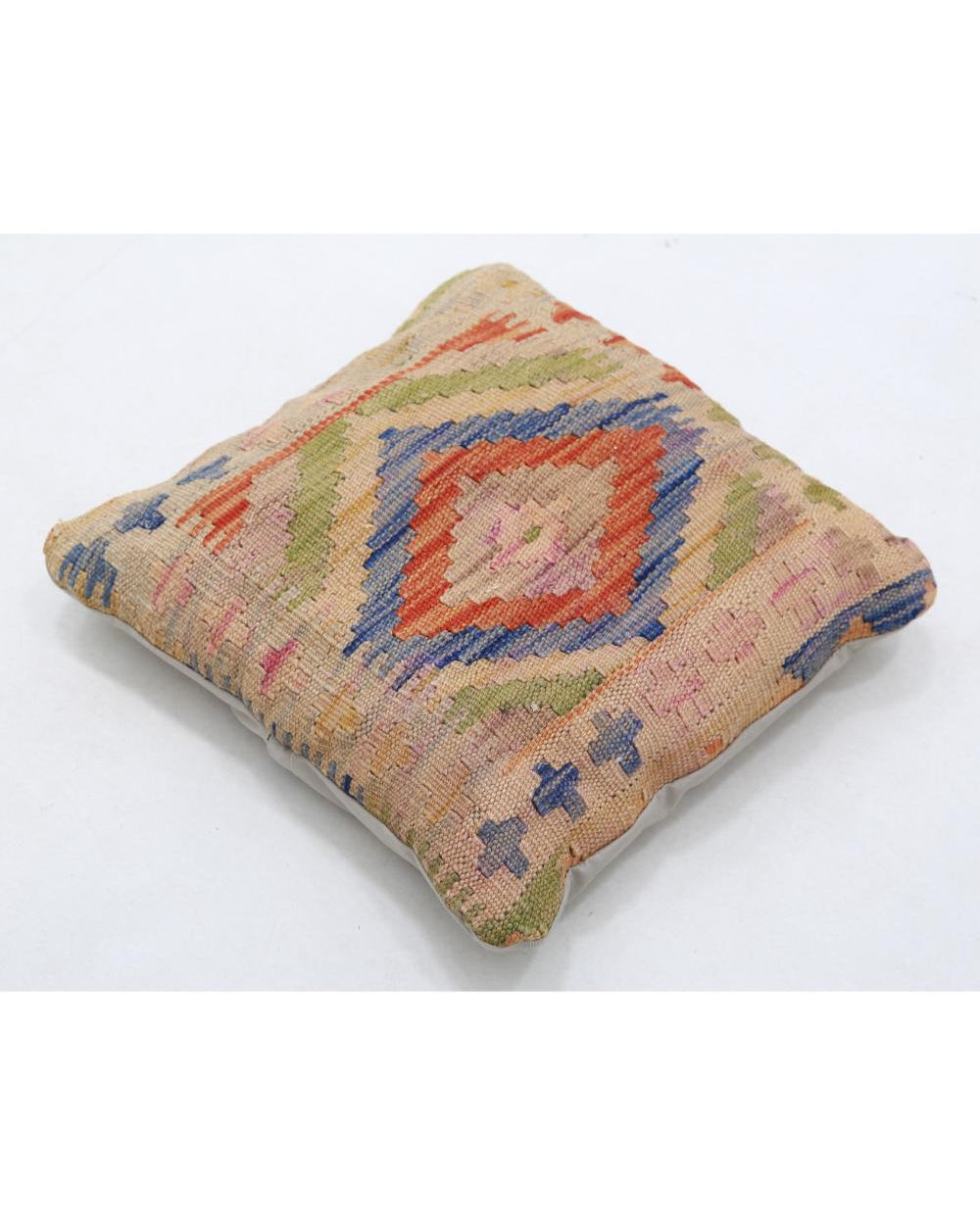 Hand Woven Tribal  Wool Pillow - 1'5'' x 1'5''