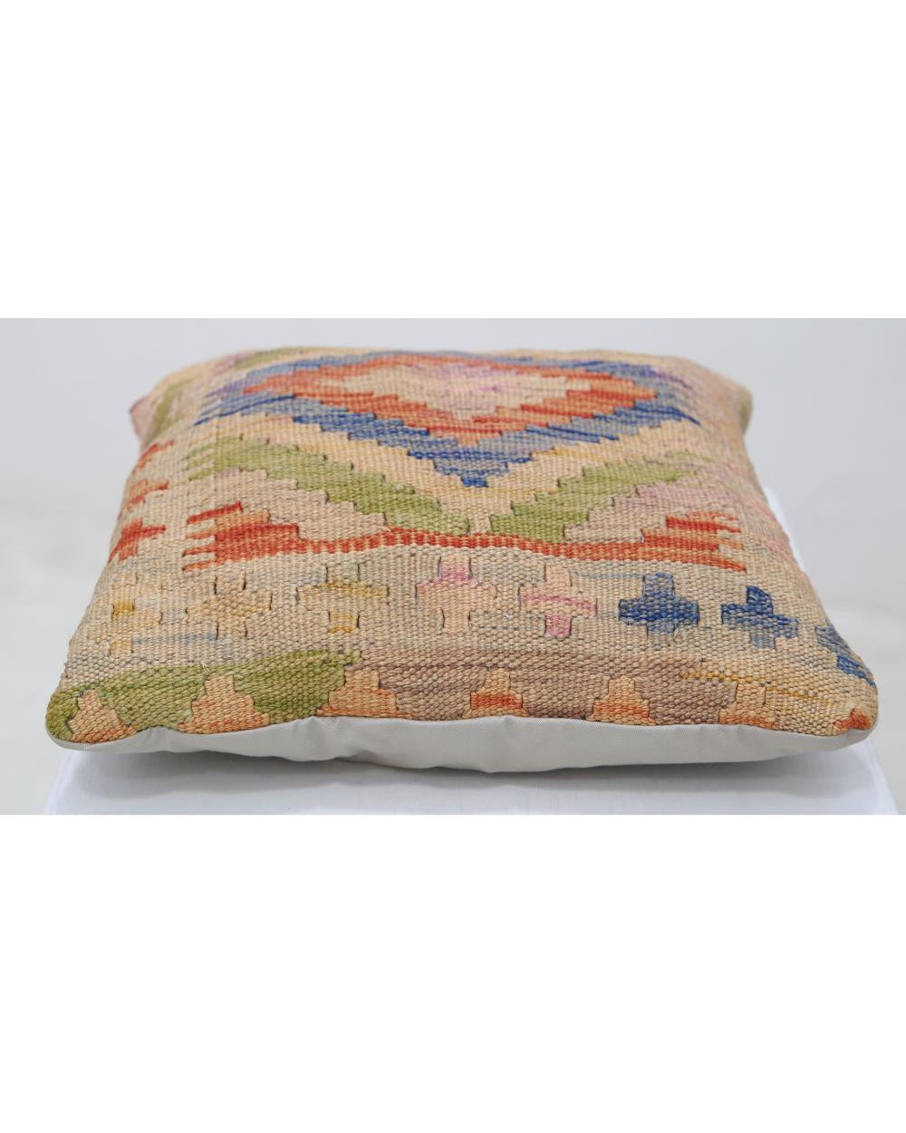 Hand Woven Tribal  Wool Pillow - 1'5'' x 1'5''