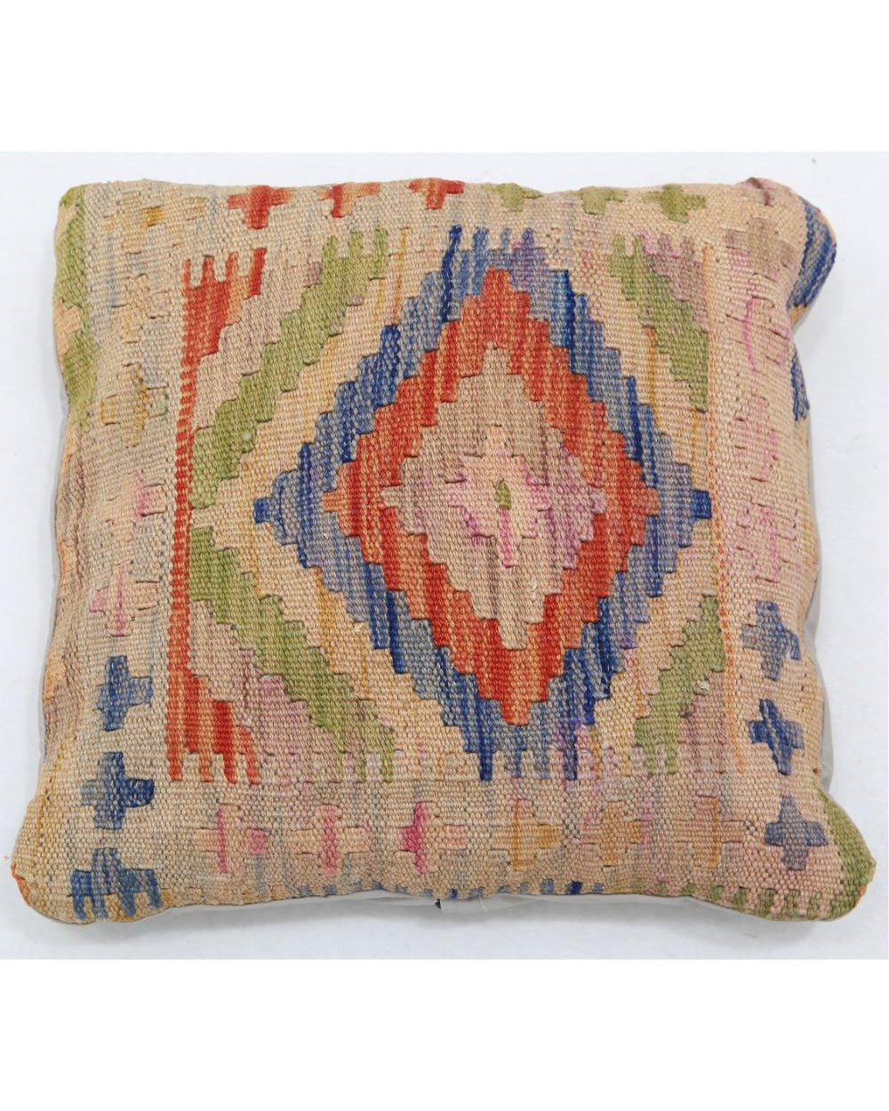 Hand Woven Tribal  Wool Pillow - 1'5'' x 1'5''