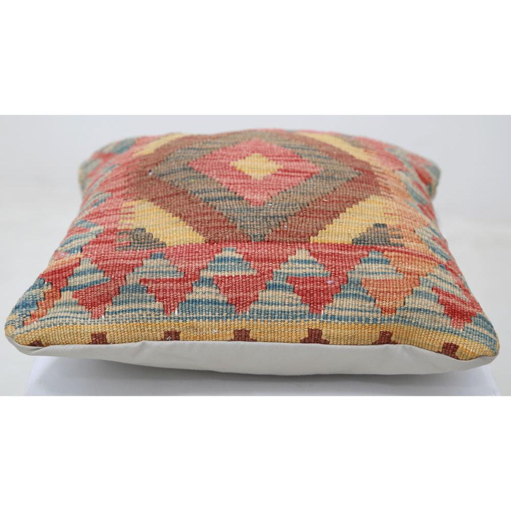 Hand Woven Tribal  Wool Pillow - 1'5'' x 1'5''