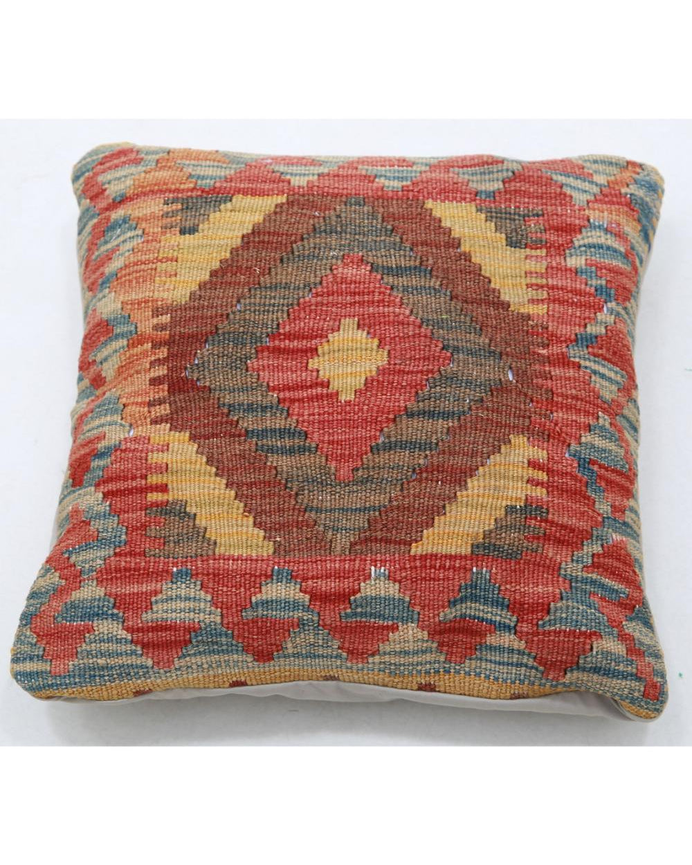 Hand Woven Tribal  Wool Pillow - 1'5'' x 1'5''