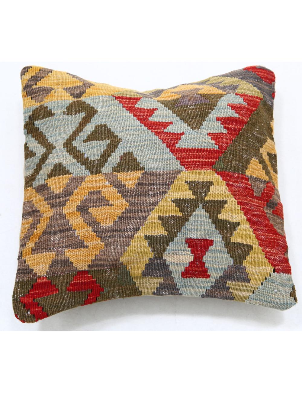 Hand Woven Tribal  Wool Pillow - 1'5'' x 1'5''