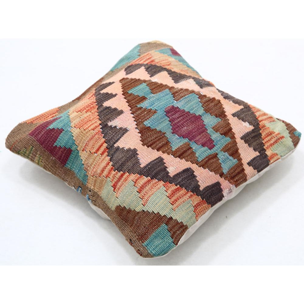 Hand Woven Tribal  Wool Pillow - 1'5'' x 1'5''