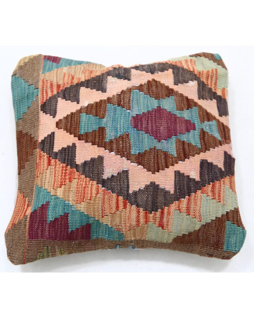 Hand Woven Tribal  Wool Pillow - 1'5'' x 1'5''