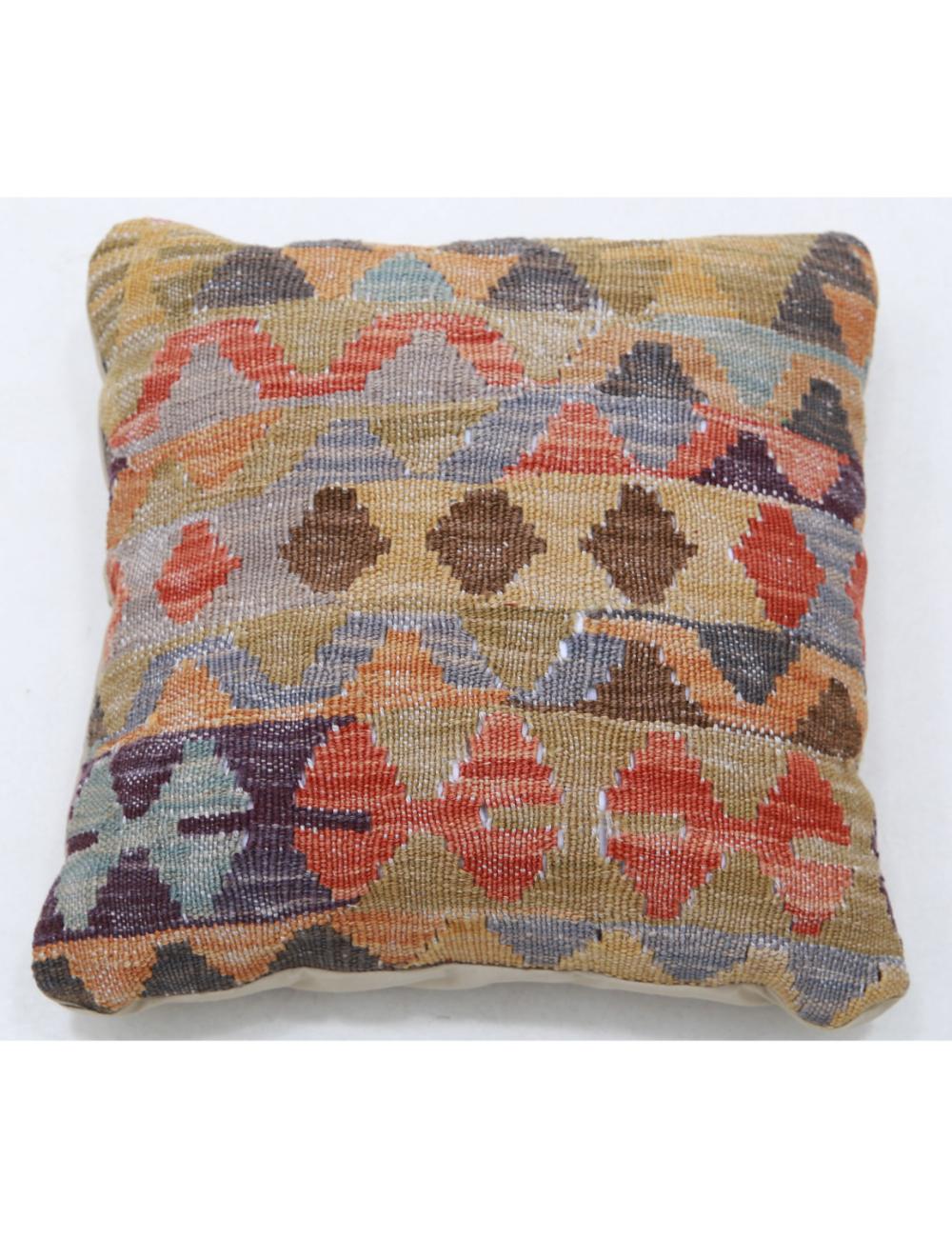 Hand Woven Tribal  Wool Pillow - 1'5'' x 1'5''