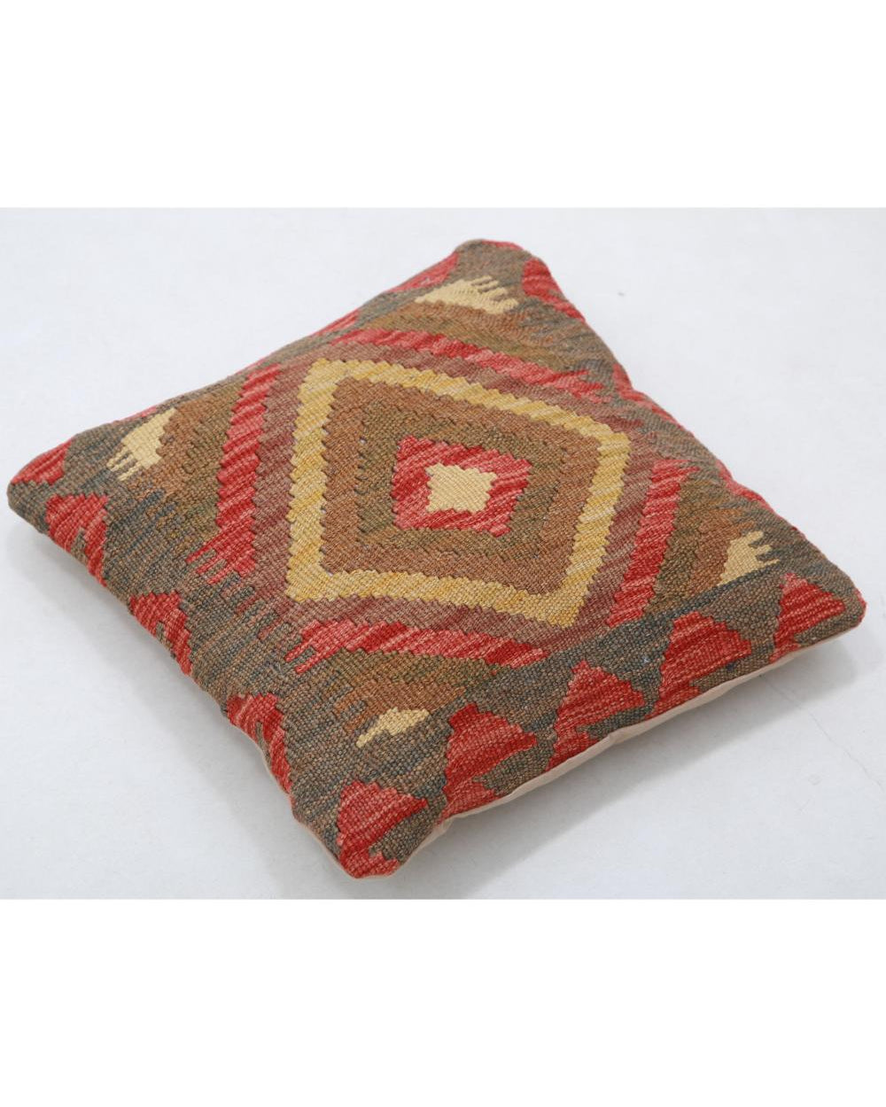Hand Woven Tribal  Wool Pillow - 1'5'' x 1'5''
