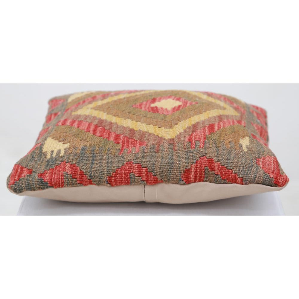Hand Woven Tribal  Wool Pillow - 1'5'' x 1'5''