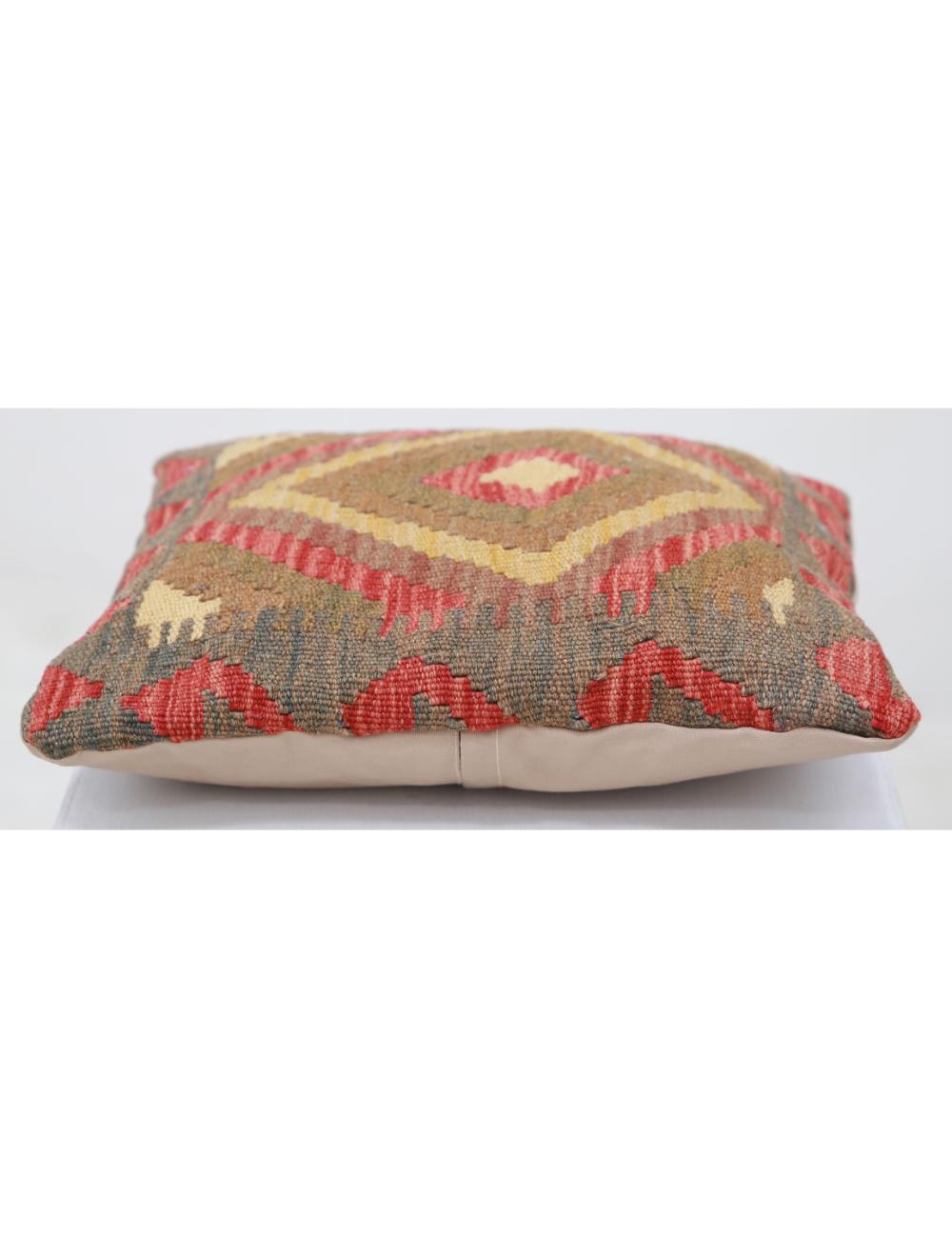 Hand Woven Tribal  Wool Pillow - 1'5'' x 1'5''
