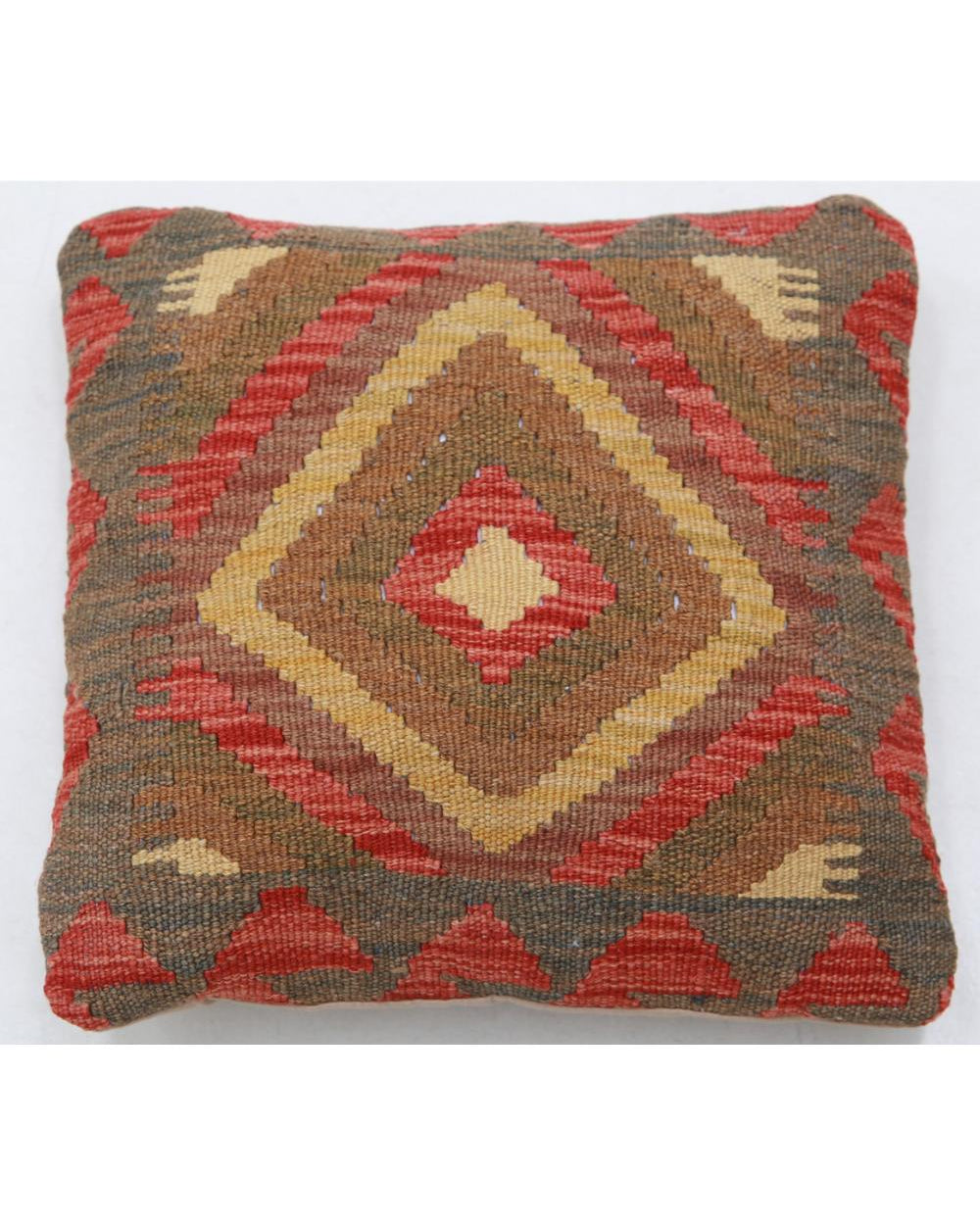 Hand Woven Tribal  Wool Pillow - 1'5'' x 1'5''