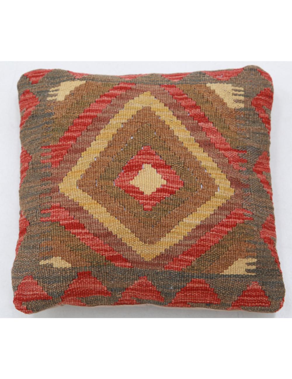 Hand Woven Tribal  Wool Pillow - 1'5'' x 1'5''