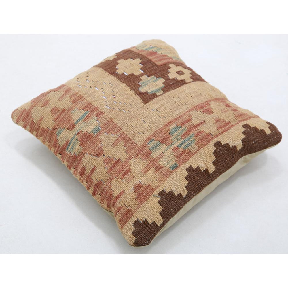 Hand Woven Tribal  Wool Pillow - 1'5'' x 1'5''