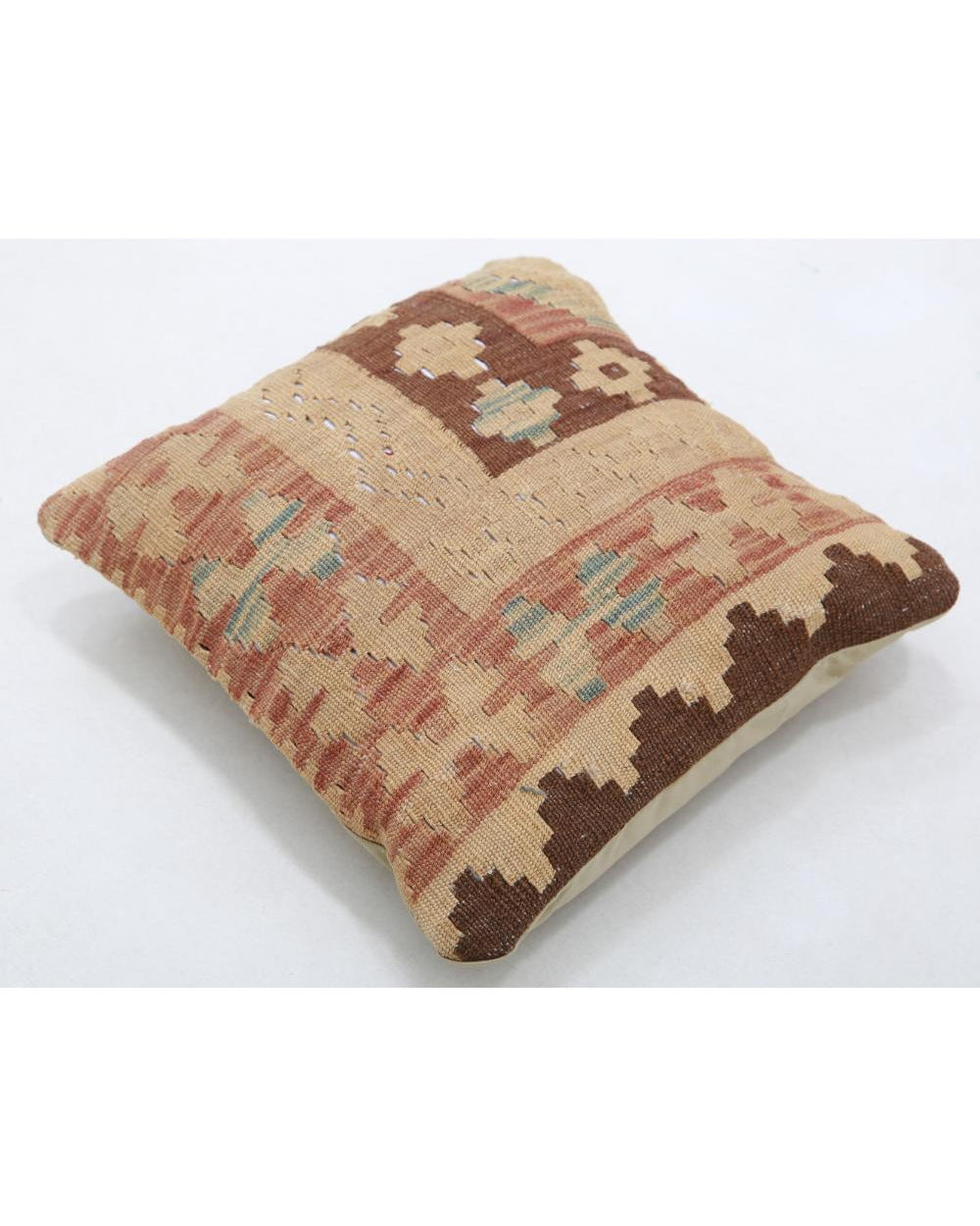 Hand Woven Tribal  Wool Pillow - 1'5'' x 1'5''