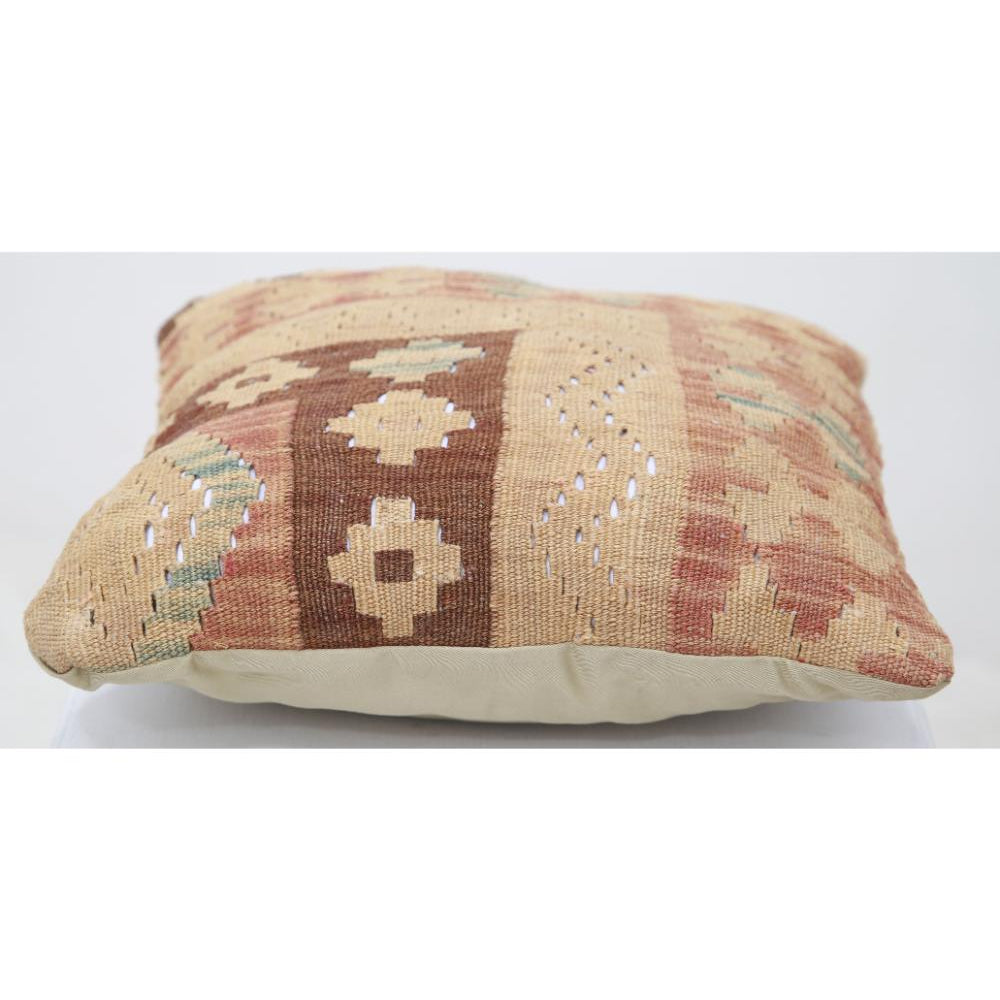 Hand Woven Tribal  Wool Pillow - 1'5'' x 1'5''