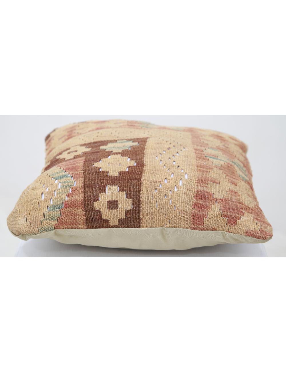 Hand Woven Tribal  Wool Pillow - 1'5'' x 1'5''