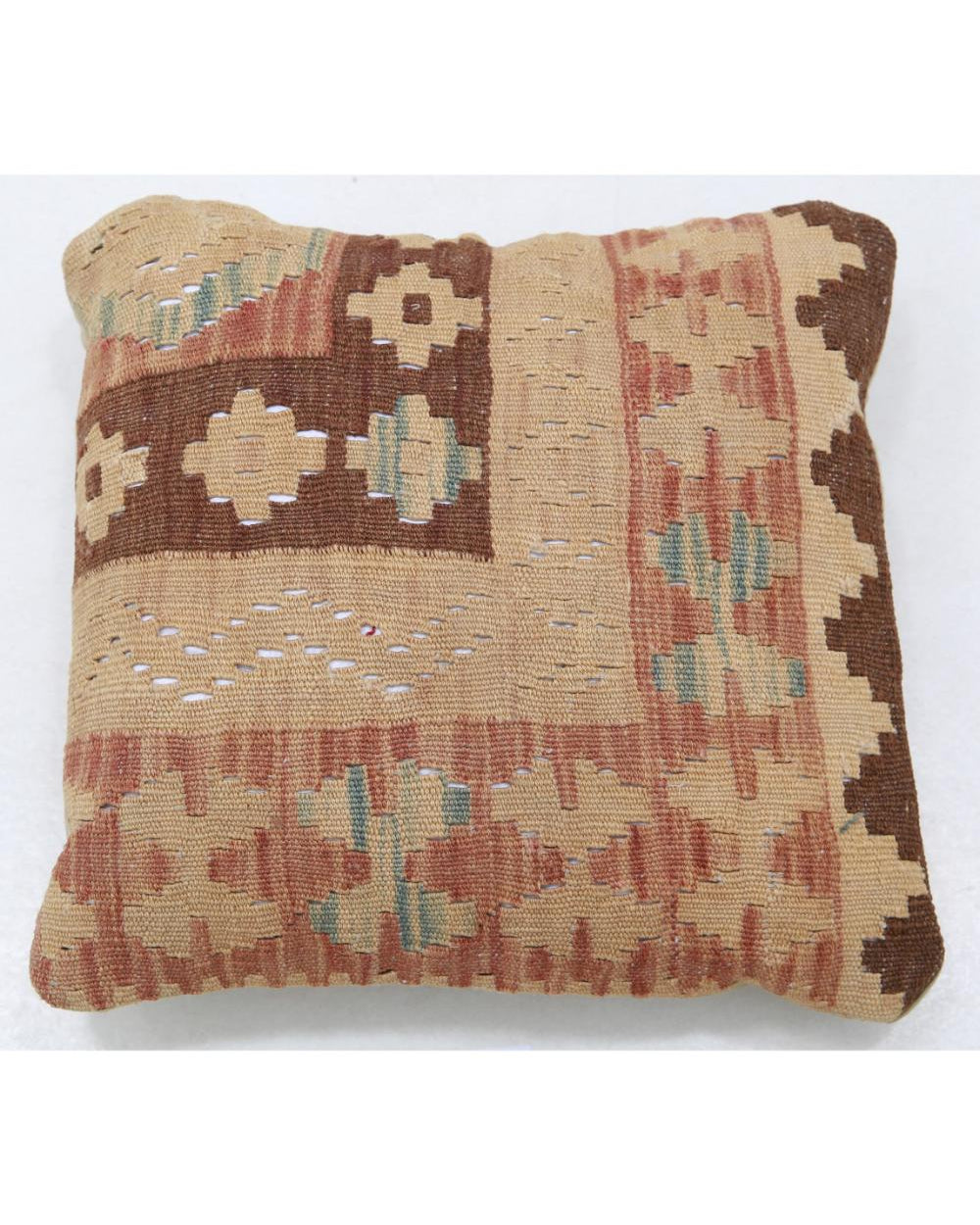 Hand Woven Tribal  Wool Pillow - 1'5'' x 1'5''